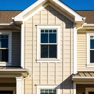 professional exterior house painting with freshly painted siding and clean edges